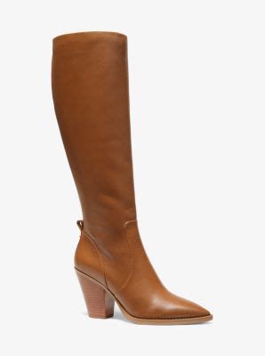 michael kors dover leather knee boot|Dover Leather Knee Boot .